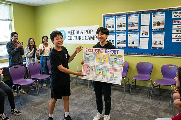 Media & Pop Culture ESL camp Vancouver