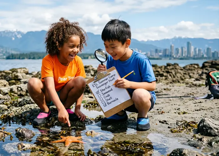 Young Explorers ESL camp ages 7-9 Vancouver
